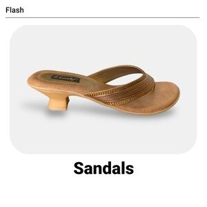 Women's Tan Sandals   Size 6